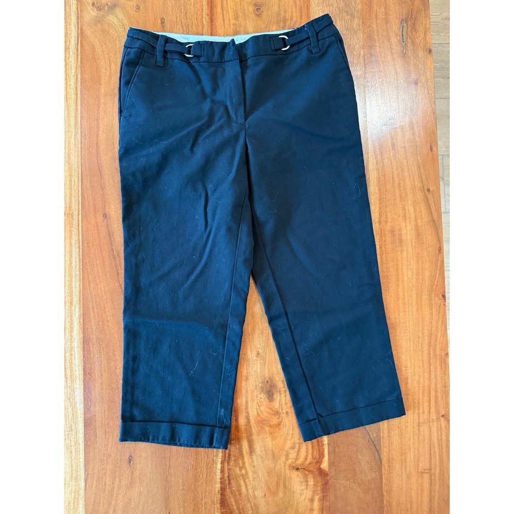 Valerie‎ Stevens Women's Cropped Black Dress Pants Size 6